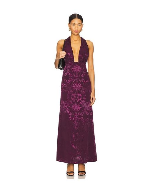 Eugenia Fernandez Purple Maxikleid Mero