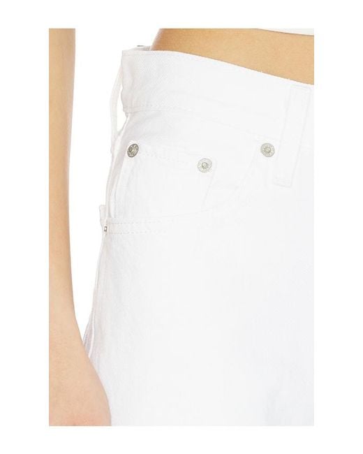 Levi's White Loose Boot