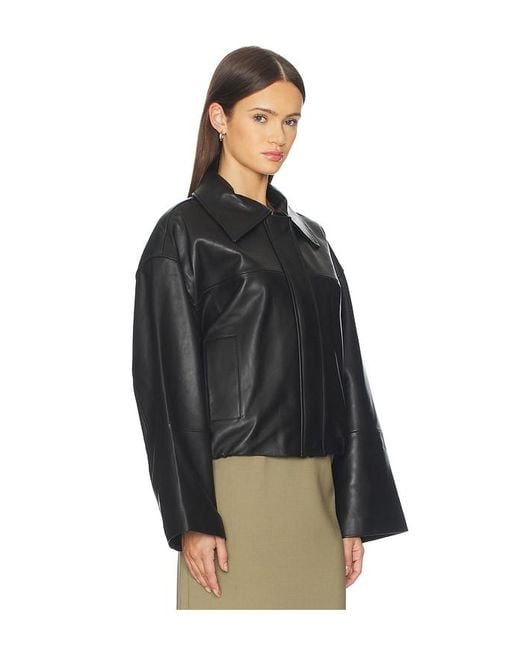 SRG Black Millie Leather Jacket