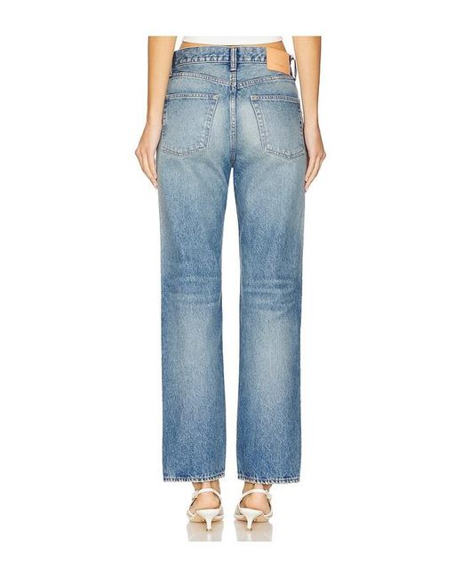 Moussy Blue Parkchester Straight Jeans