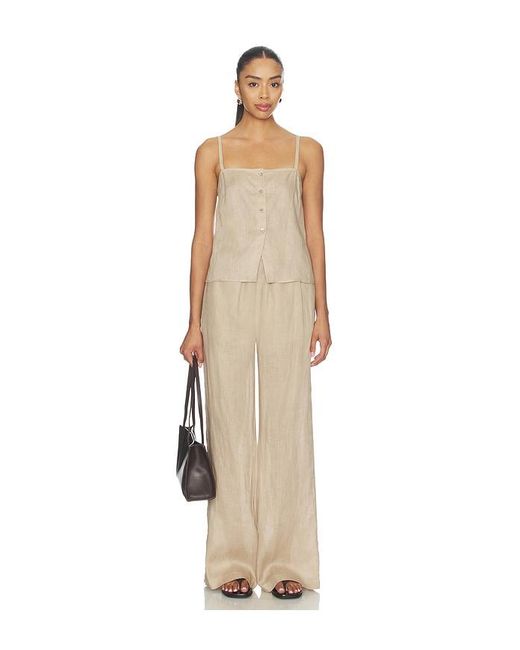 FRAME Natural The Linen Lounge Pant