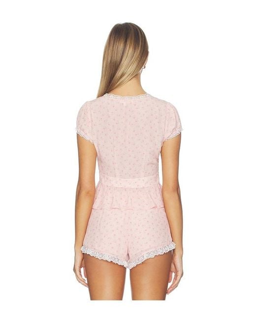 LoveShackFancy Multicolor Bondy Top