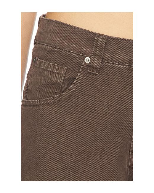 Jaded London Brown Colossus Wide Leg Jeans