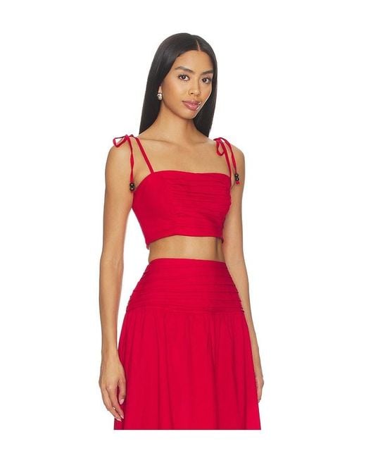 Peixoto Red Ezra Top