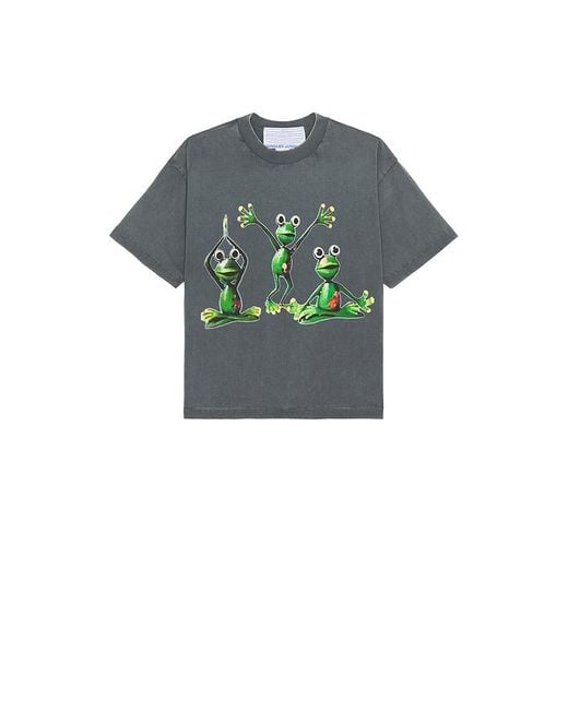 JUNGLES Green Euphoria Tee for men