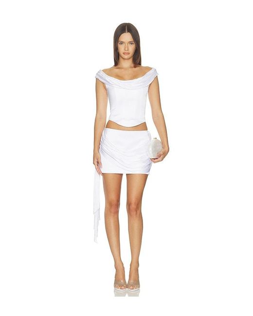 Lovers + Friends White X Revolve Rosalie Top
