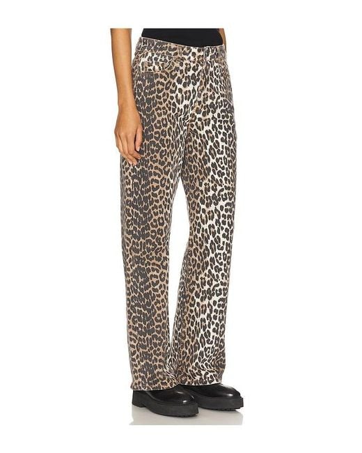 Ganni Multicolor Izey Wide Leg Jeans