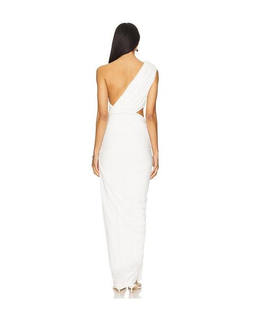 superdown White Juliet Midi Dress