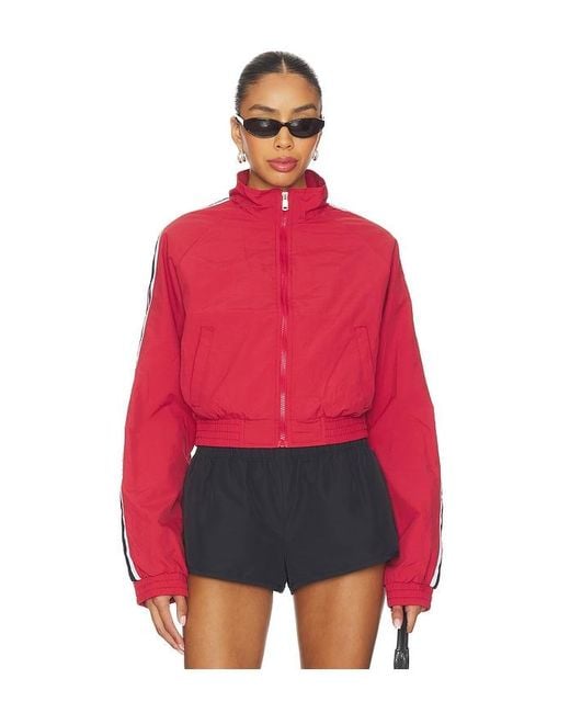 superdown Red Cait Windbreaker Jacket