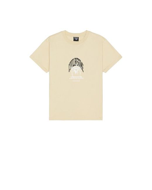 Civil Regime White Sign Of The Times Boxy Tee for men