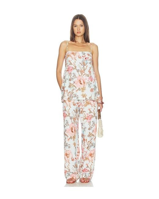 Hemant & Nandita White Straight Pants