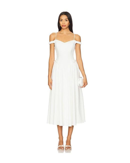 Astr White Elvinia Dress