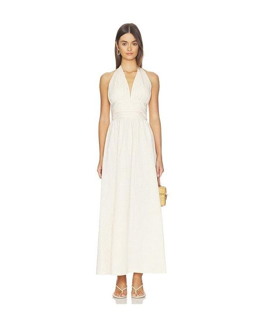 Faithfull The Brand White Lido Maxi Dress