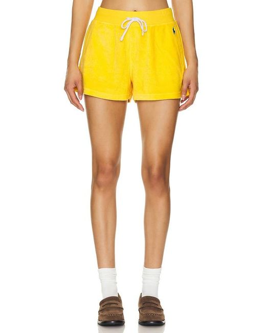 Polo Ralph Lauren Yellow Athletic Short