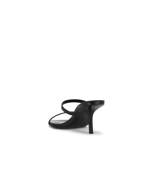 By Far Black Serena Heel