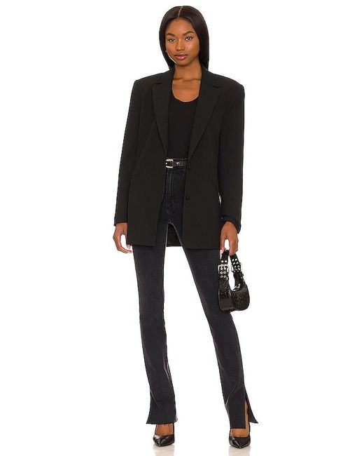 FAVORITE DAUGHTER Black Valentina Super High Rise Tower Jeans