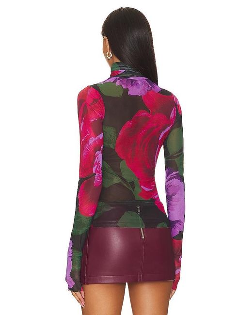 AFRM Red Zadie Top