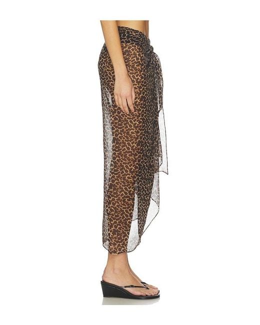 Away That Day Black Santorini Sarong
