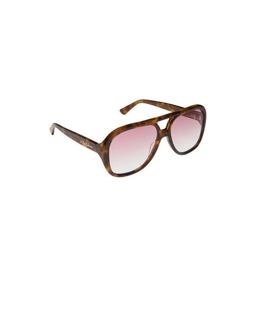 DIFF Multicolor X For Love & Lemons Acetate Aviator Sunglasses