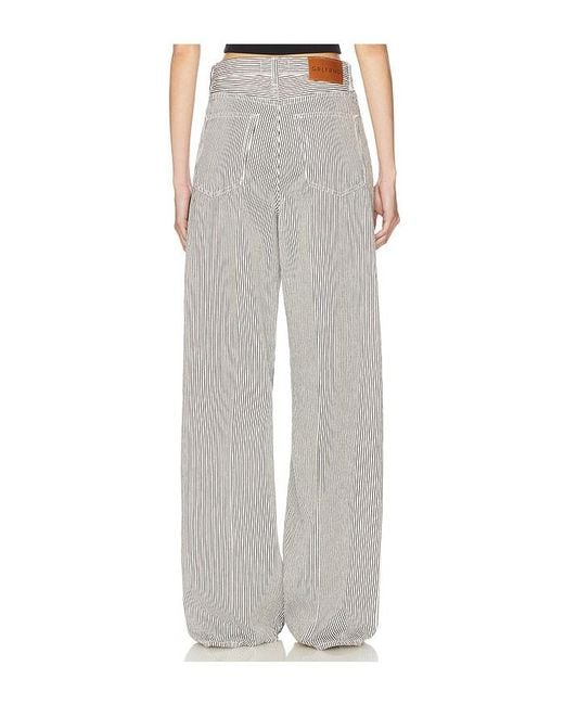 GRLFRND Gray Rey High Rise Wide Jeans
