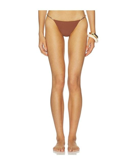 Devon Windsor White Genesis Bikini Bottom