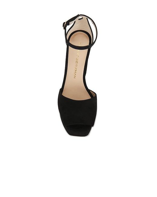 Stuart Weitzman Black Sabrina Platform Pump