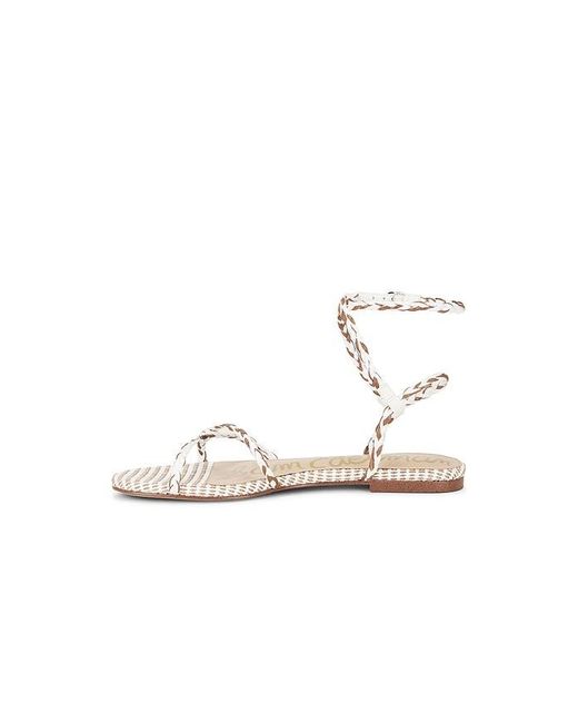 Sam Edelman White Ellina Braid Sandal