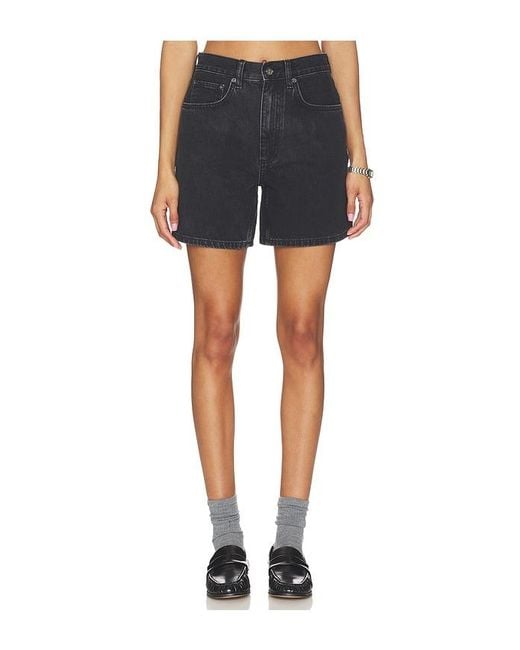 Anine Bing Blue Delaney Short