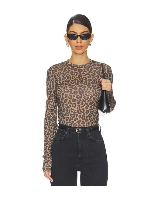 Anine Bing Multicolor Sylvie Long Sleeve Tee