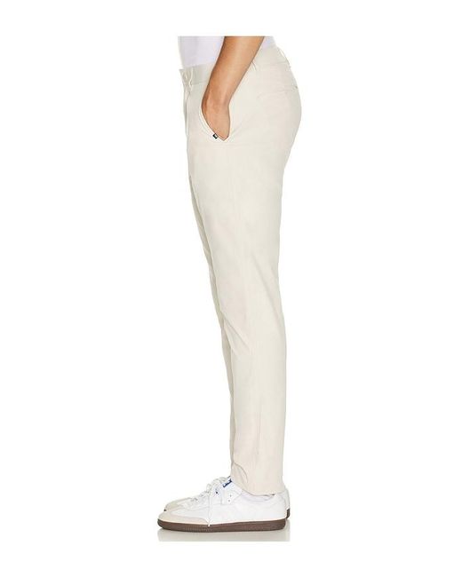 Vintage Summer White Performance Flex Pant for men