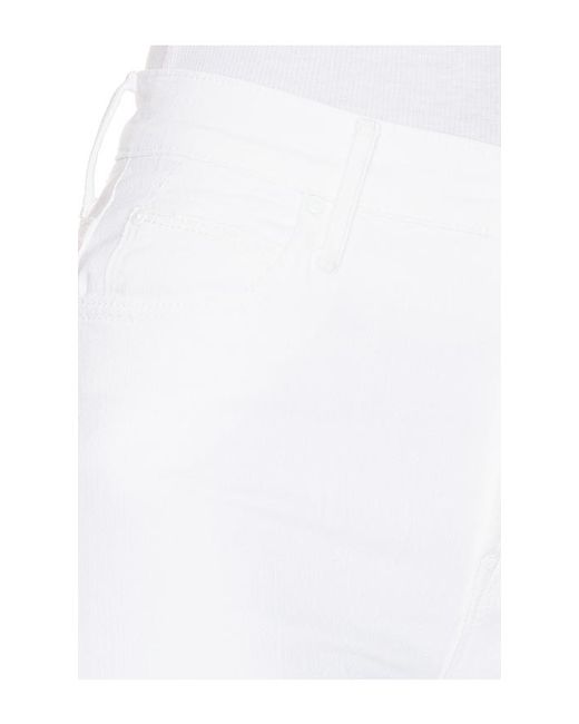 Mother White The Kick It Jeans