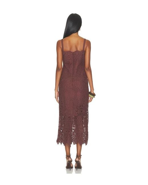 Alexis Red Ravello Crochet Dress