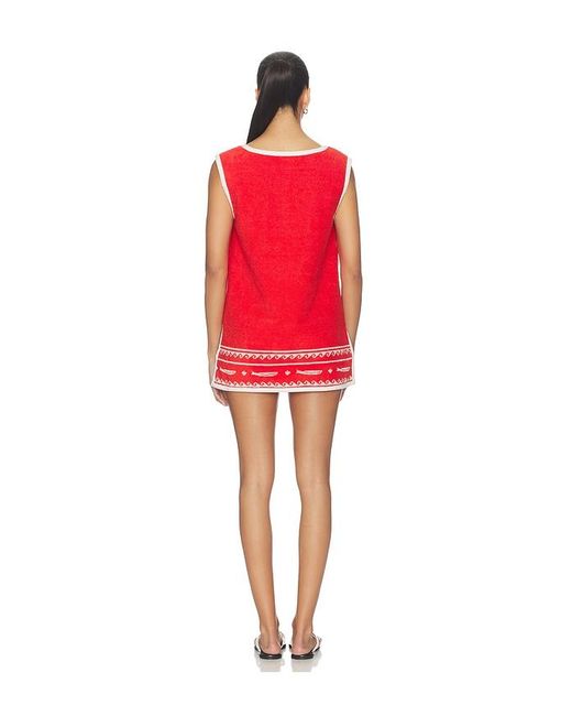 Posse Red Cody Tunic Top
