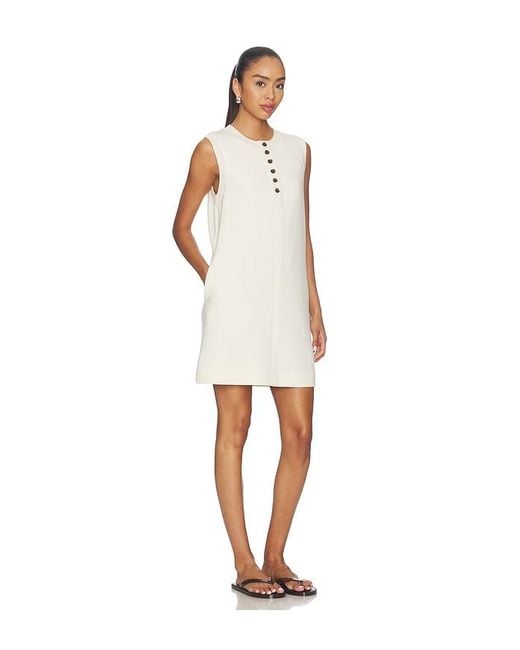 Varley White Elba Tank Mini Dress