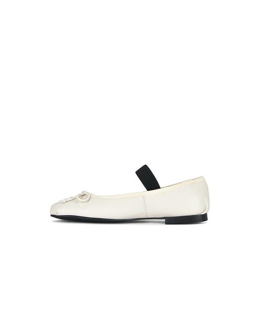 Tony Bianco White Caspian Mary Jane Flat