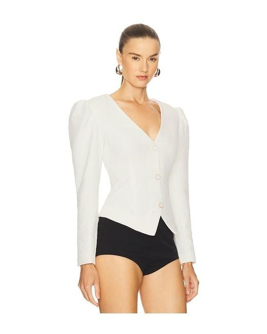 For Love & Lemons White Kristen Blazer