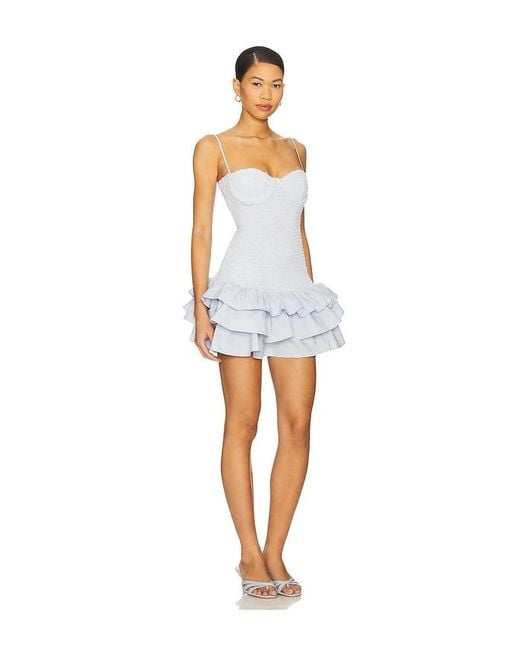 MAJORELLE White Keegan Mini Dress