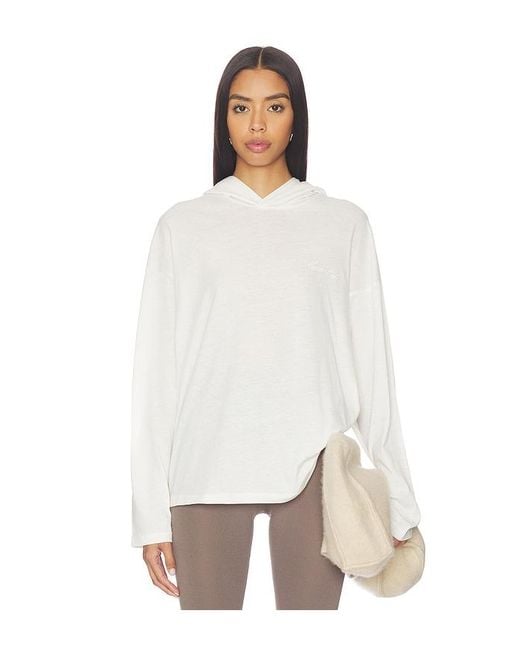 Fear Of God White Classic Fit Hooded Tee
