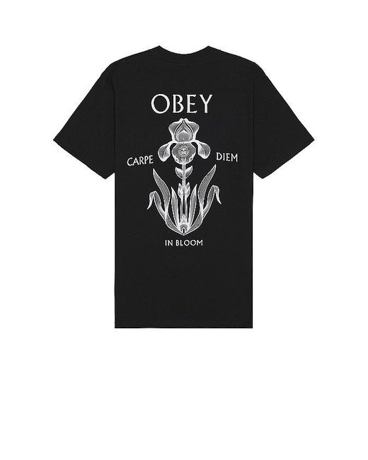Camiseta Obey de hombre de color Black