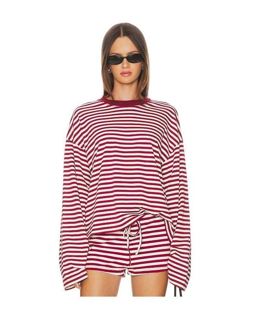 Lioness Red Bloom Long Sleeve Top