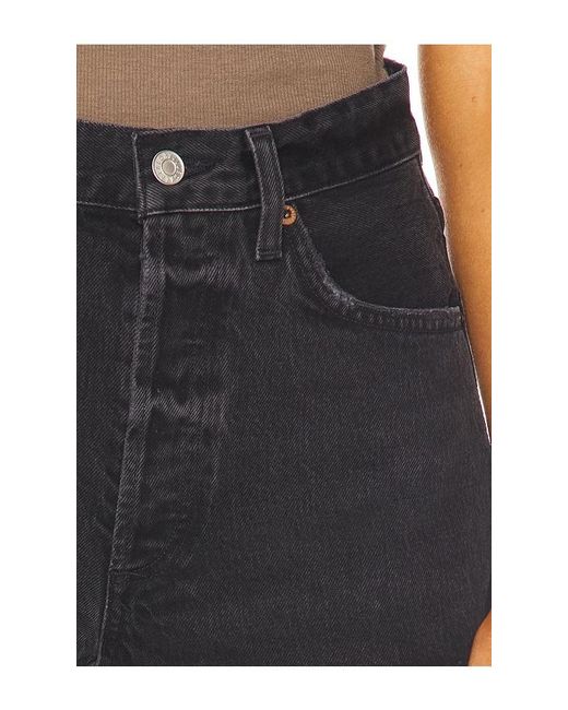 Agolde Blue Ridley High Rise Short