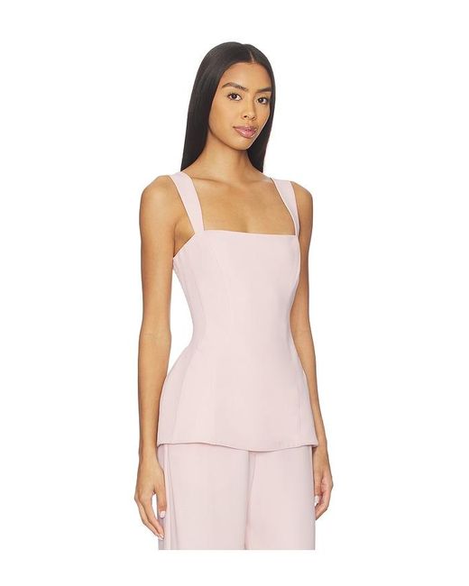 Amanda Uprichard Pink Andreina Top
