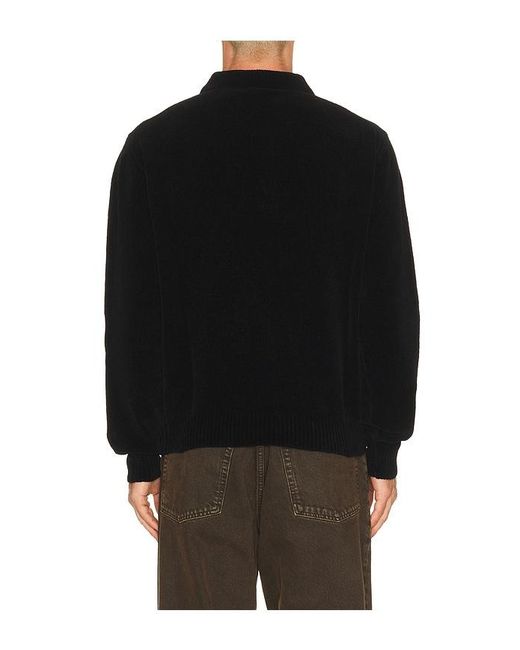 sunflower Black Chenile Polo for men