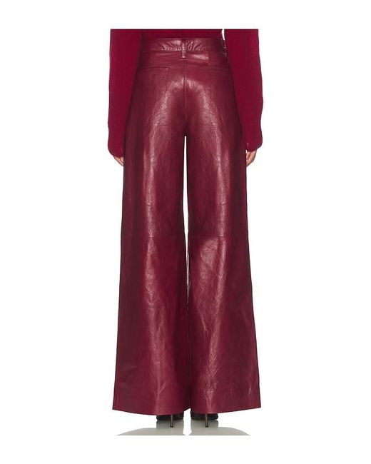 Jonathan Simkhai Red Kobie Pant