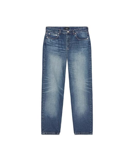A.P.C. Blue Martin Butler Wash Denim Jean for men