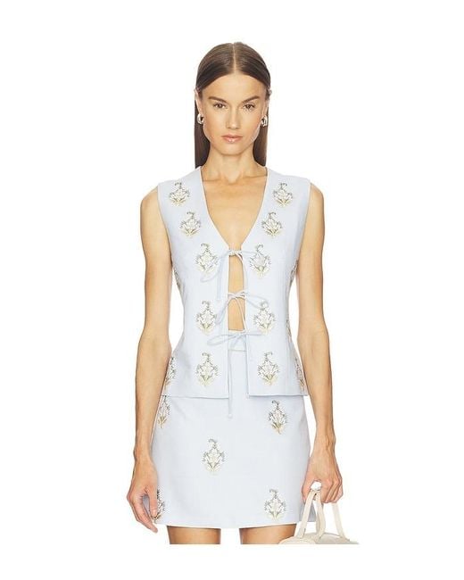 Rosewater House White Sarv Vest