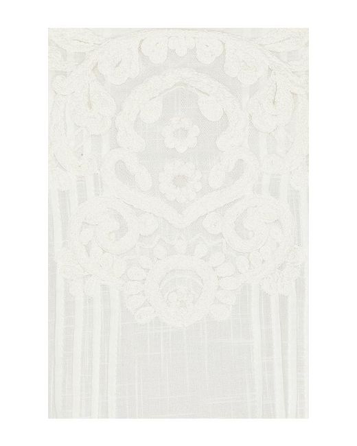Free People White Sky Dancing Midi Dress