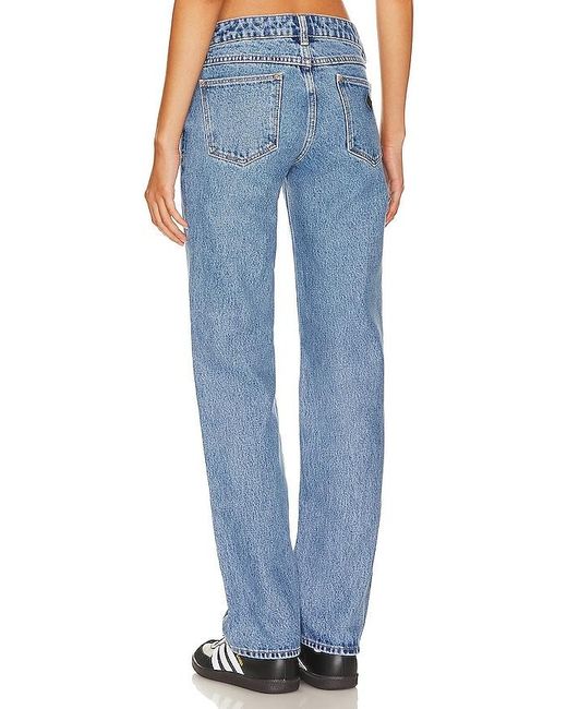 A.Brand Blue Low Rise Straight Jean