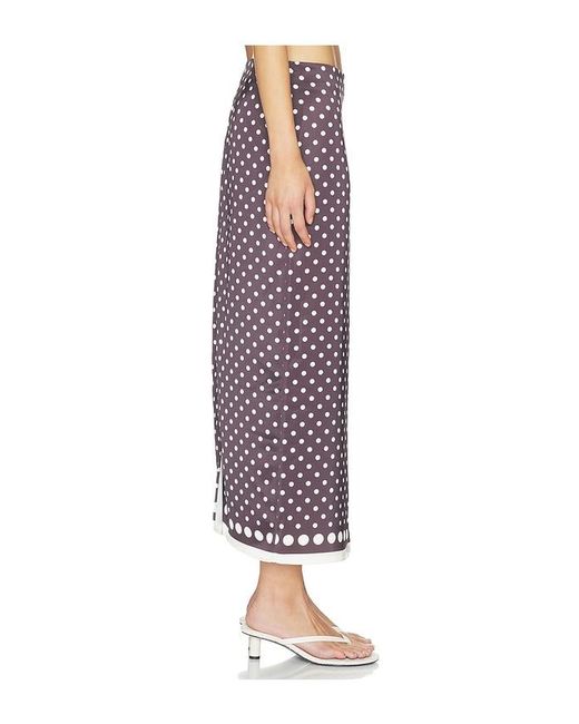 Stone Cold Fox Purple X Revolve Porsha Midi Skirt