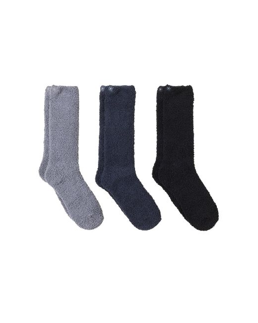 Barefoot Dreams Cozychic 3 Pair Sock Set ソックスセット Blue